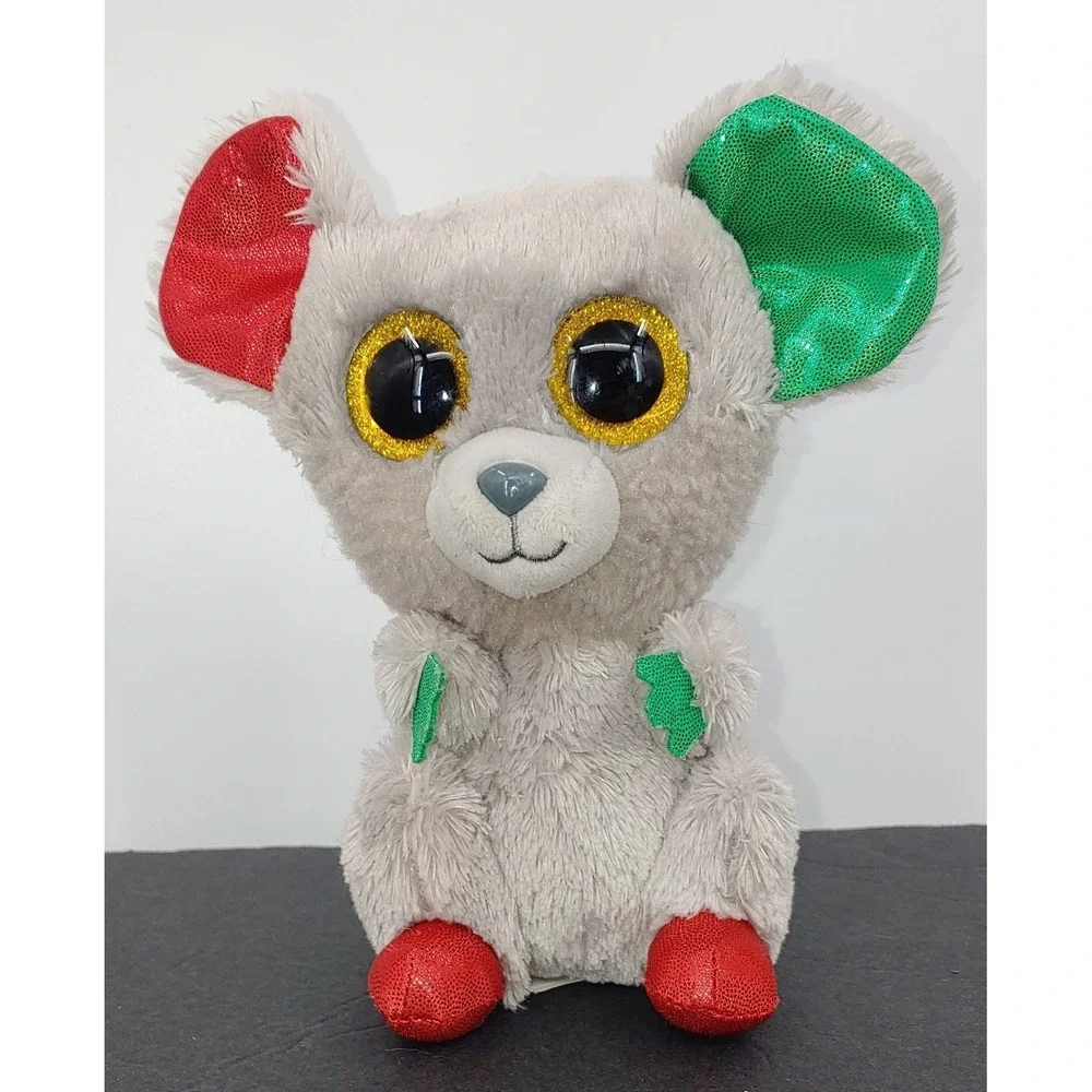 Ty Beanie Boos Candy Cane The Unicorn MAC The Mouse Missing Gingerbread Lot Of 2
